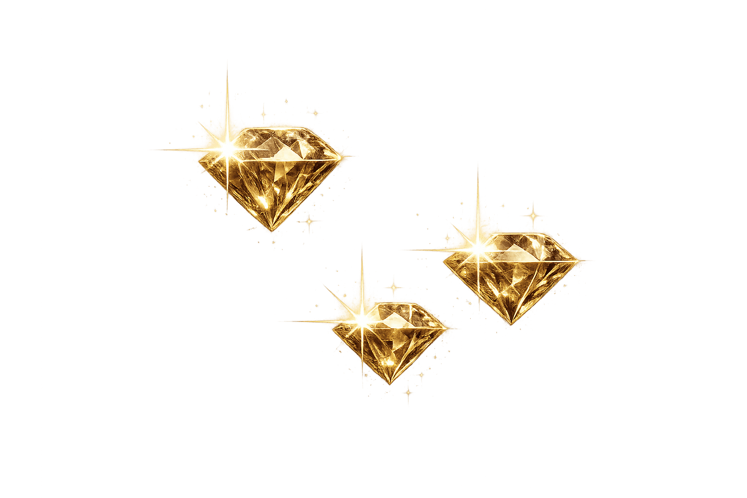 Three diamonds