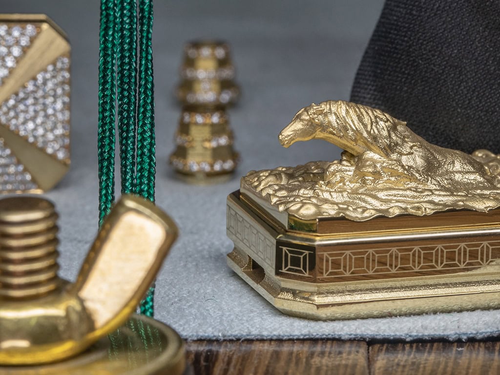 horse made of gold
